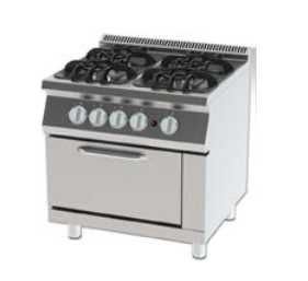 KGKF - 8070 || 4 BURNER GAS RANGE WITH OVEN